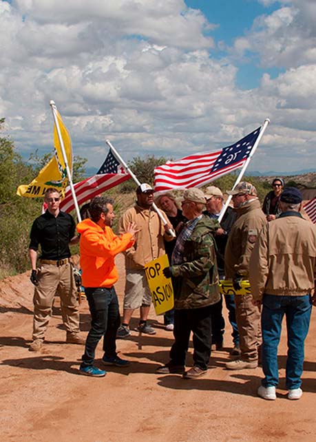 Returning to the site of protest